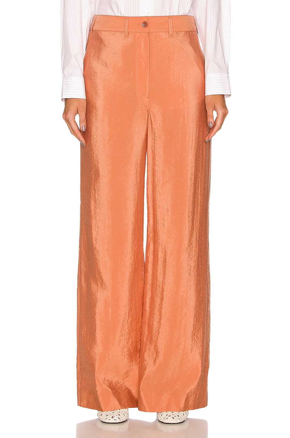 Image 1 of Lemaire Soft Loose Pant in Coral