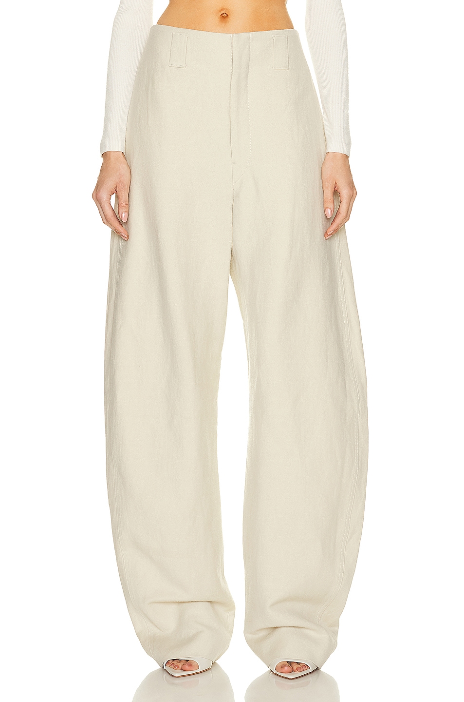 Image 1 of Lemaire Curved Pant in Overcast Grey