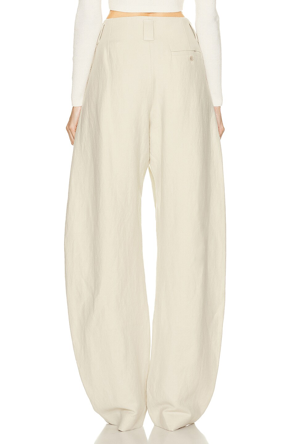 Lemaire Curved Pant in Overcast Grey | FWRD