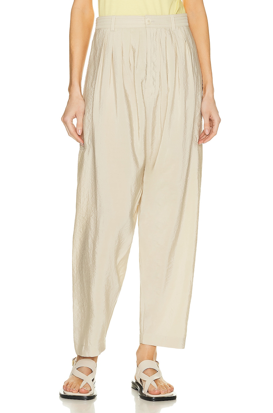 Image 1 of Lemaire Pleated Pant in Dusty Magic