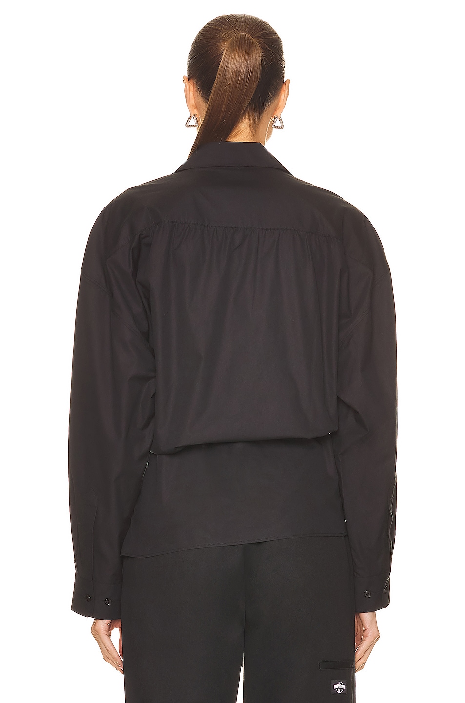 Lemaire Twisted Shirt in Black | FWRD
