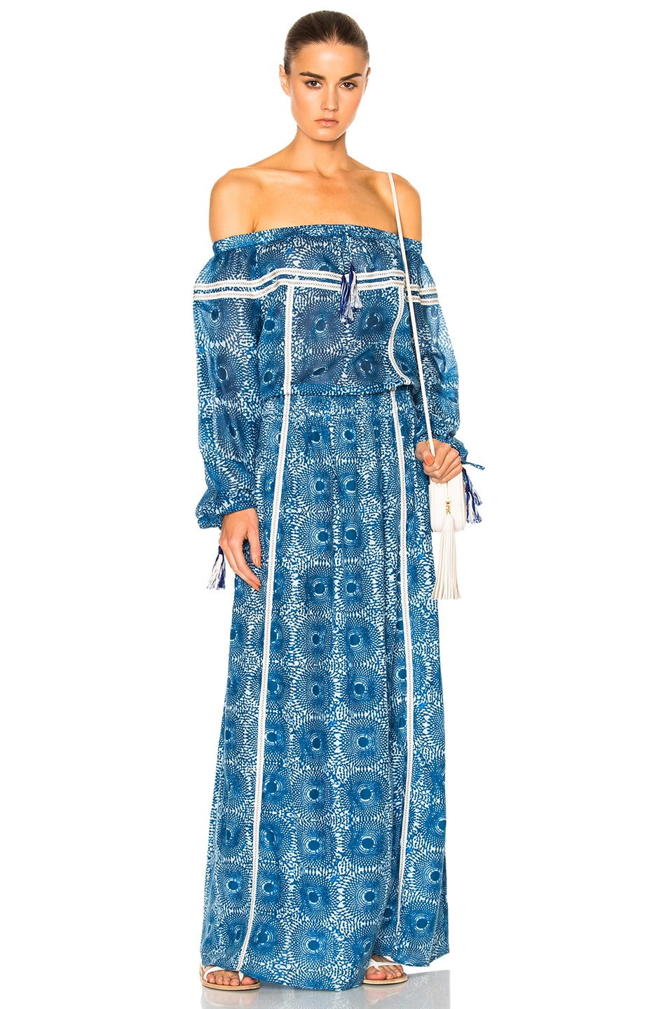 Image 1 of Lemlem Makena Maxi Dress in Blue