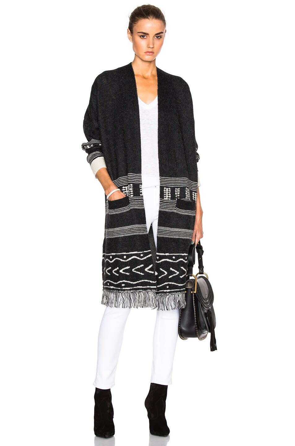 Image 1 of Lemlem Dilla Cardigan in Charcoal