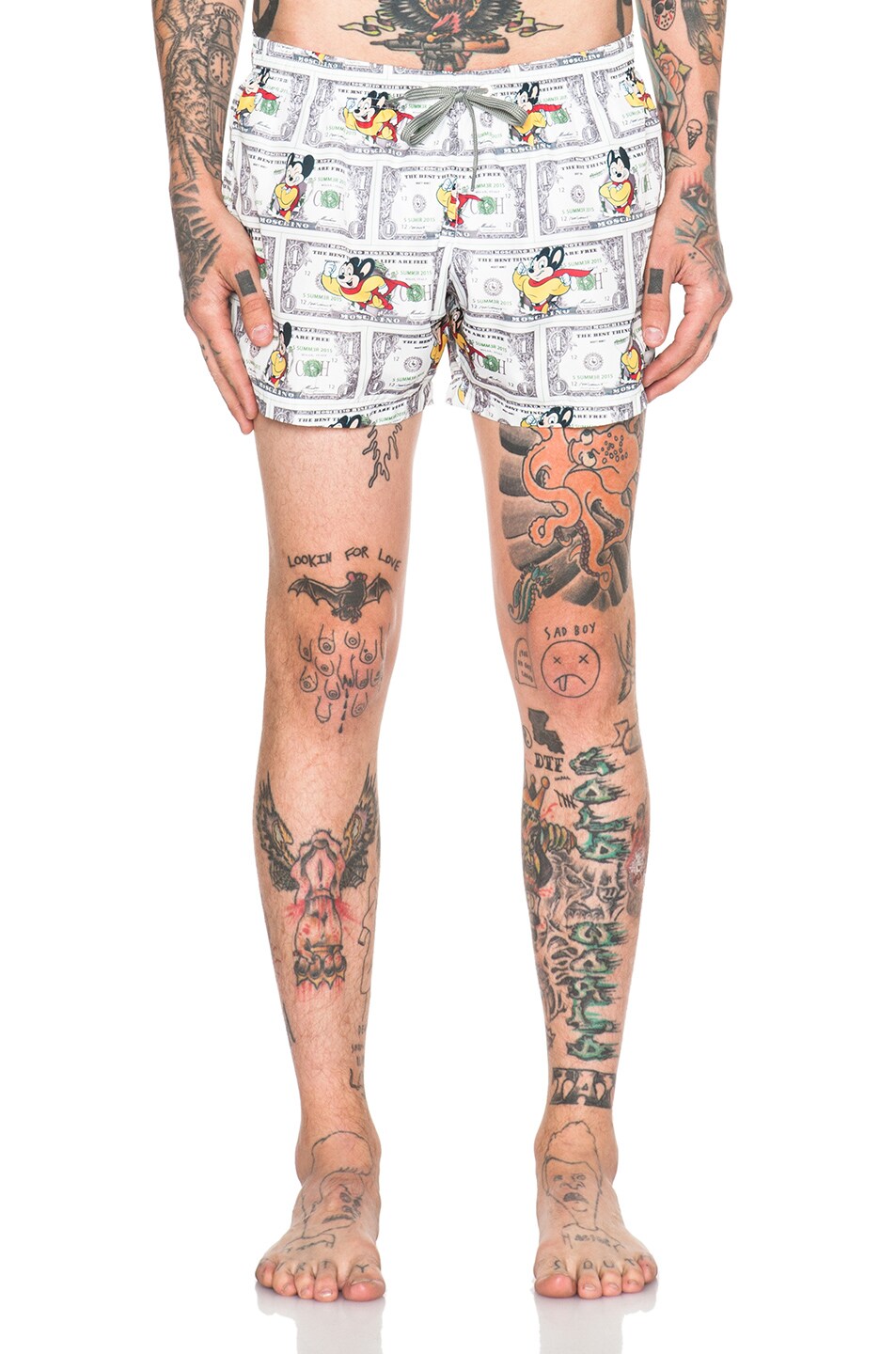 Image 1 of Moschino Mighty Mouse Swim Trunk in Multi
