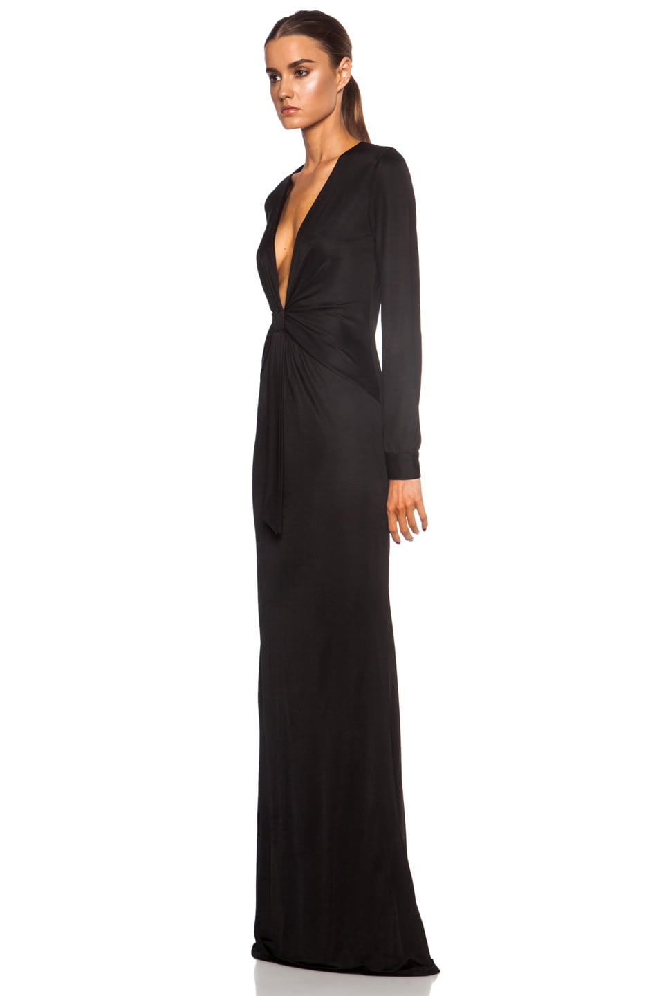 rayon long gown