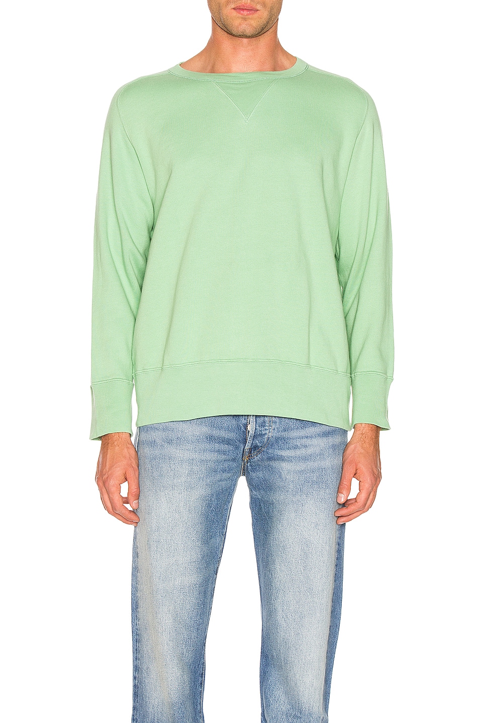 Image 1 of LEVI'S Vintage Clothing Bay Meadows Sweatshirt in Mint Green