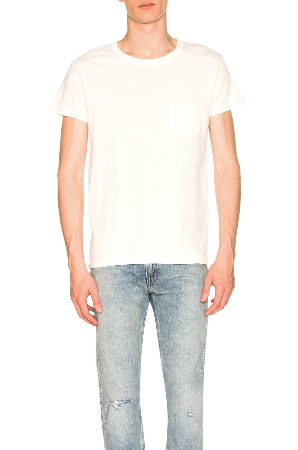 Image 1 of LEVI'S Vintage Clothing 1950's Sportswear Tee in White