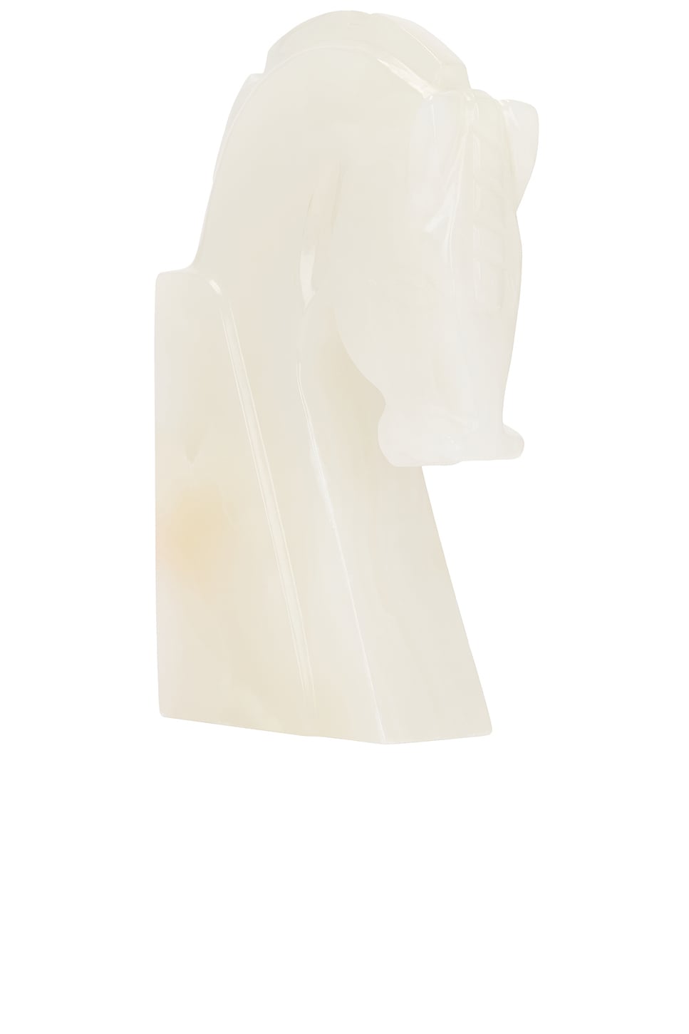 Image 1 of Loren Stewart Horse Bookend in White Agate