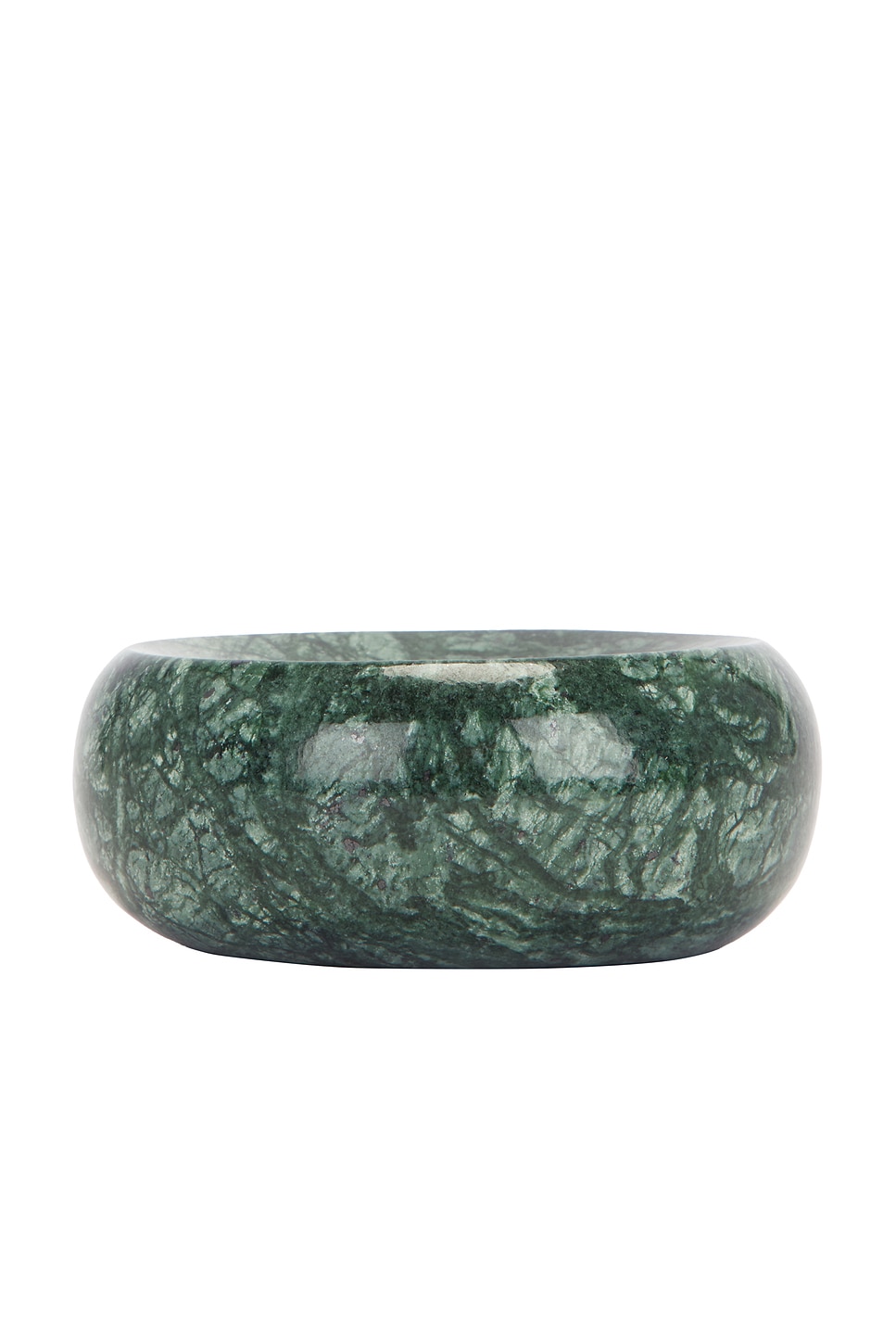 Loren Stewart Bialy Candle Holder In Indian Green Marble