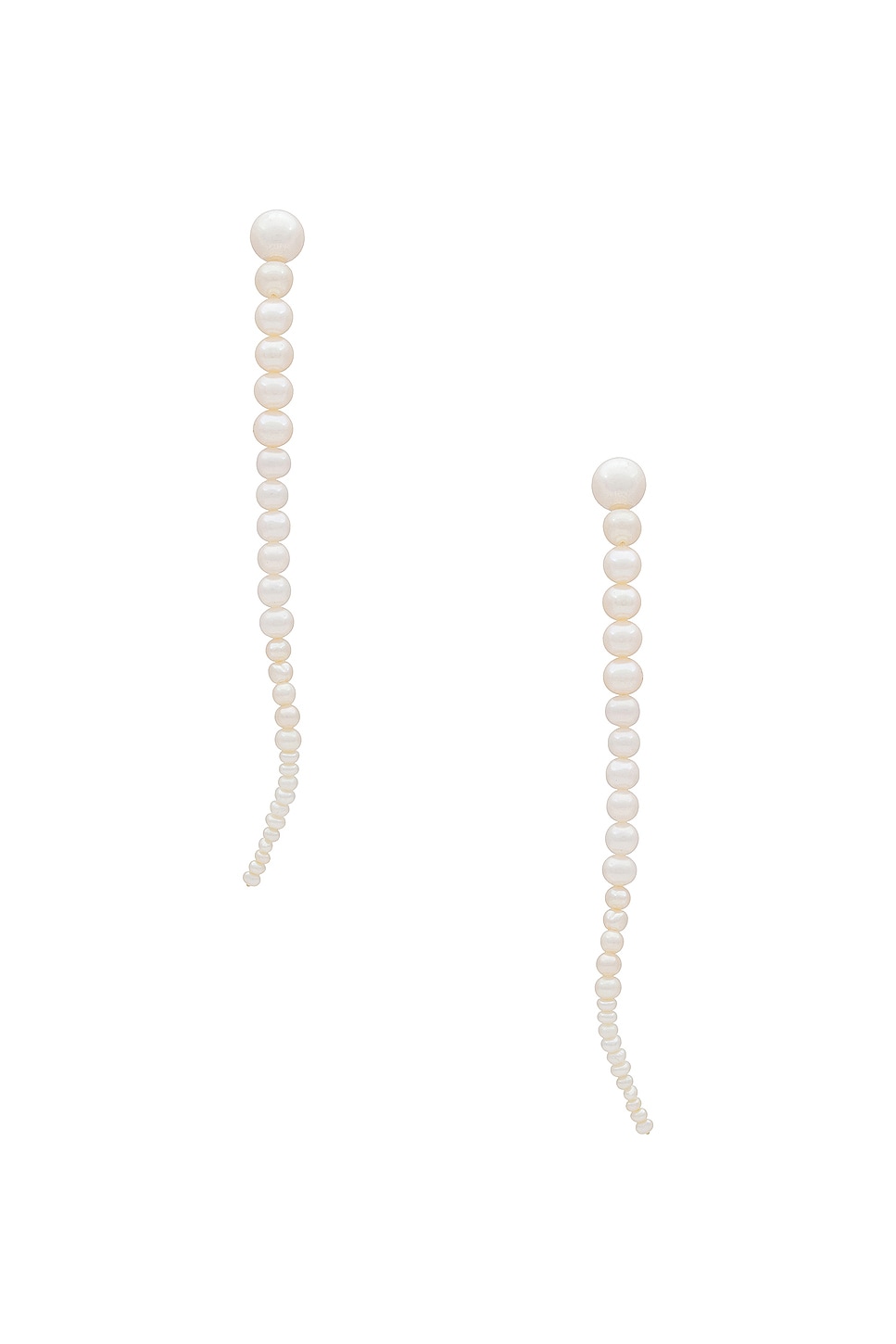 Image 1 of Loren Stewart Genesis Pearl Earrings in 14k Yellow Gold & Freshwater Pearl