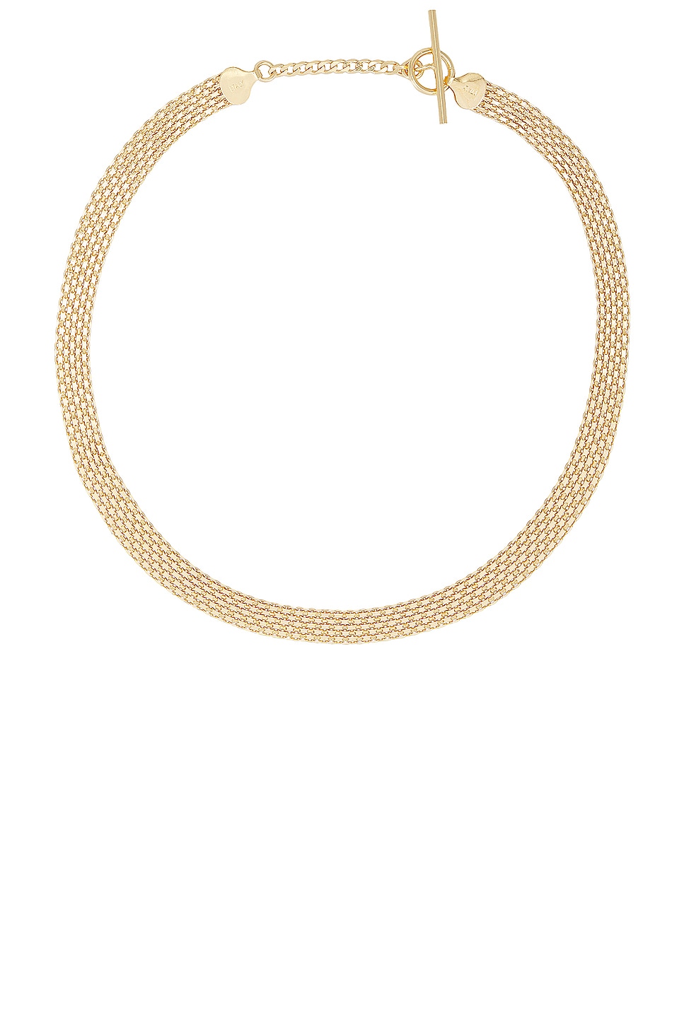 Image 1 of Loren Stewart Chainmail Necklace in 14k Gold Vermeil