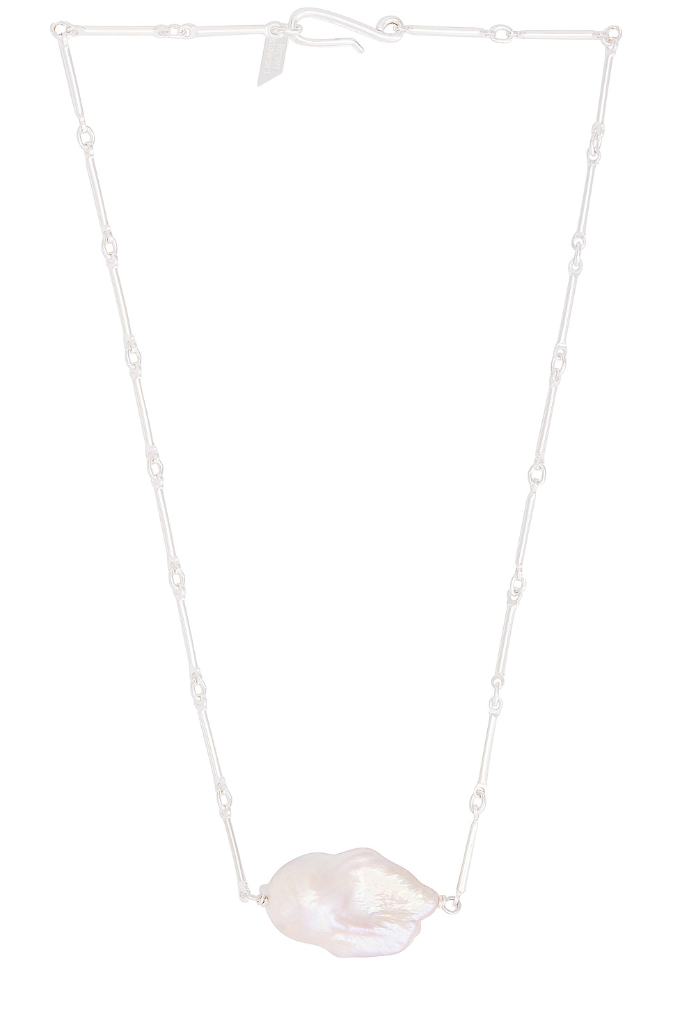 Image 1 of Loren Stewart Kinship Pearl Necklace in Sterling Silver