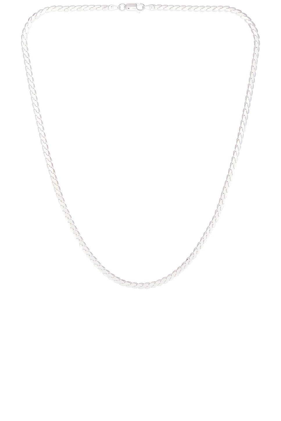 Image 1 of Loren Stewart Serpentine Chain Necklace in Sterling Silver