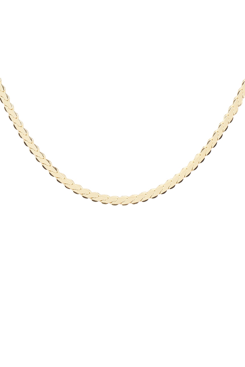 Loren Stewart Serpentine Chain Necklace In Gold