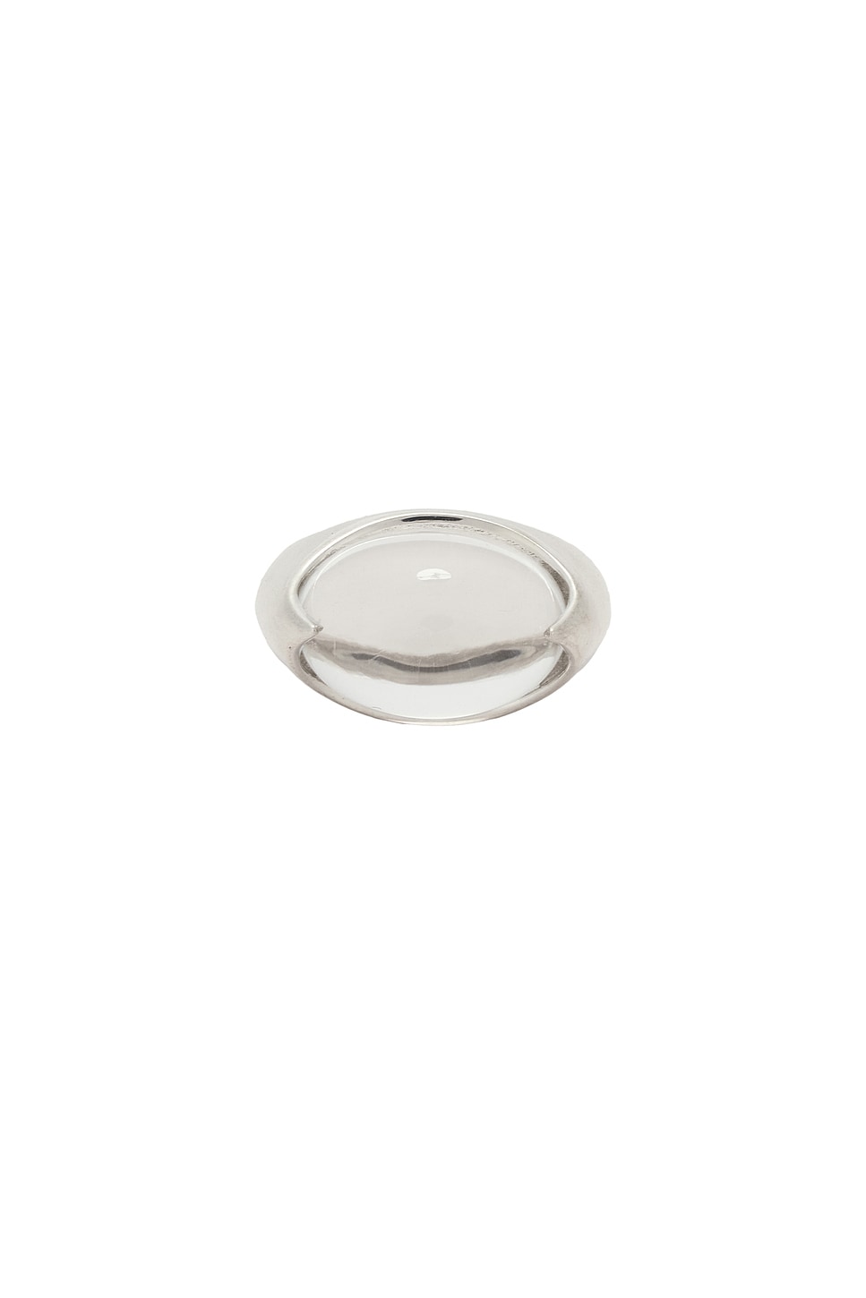 Loren Stewart Crystal Orb Ring In Gray