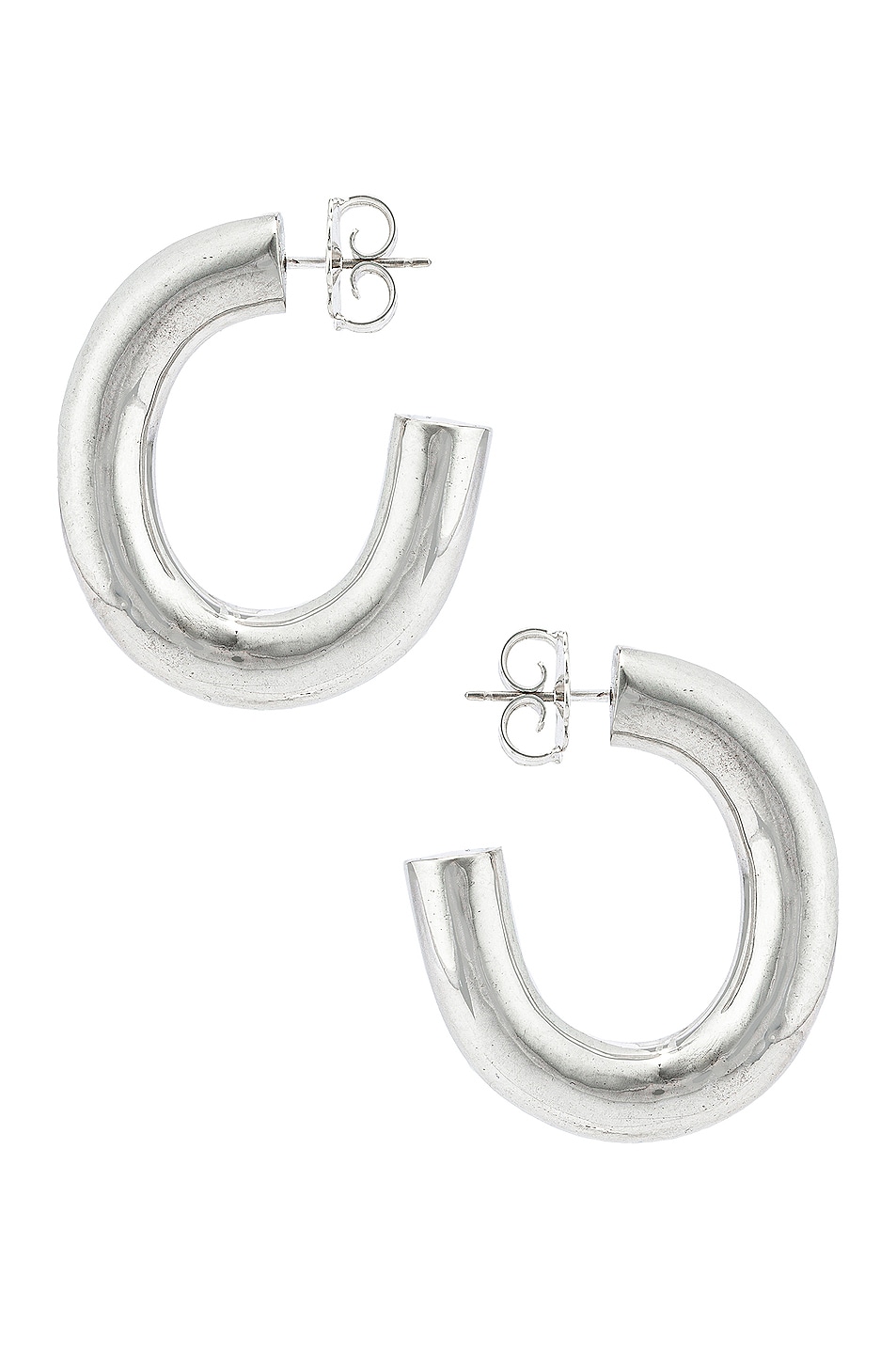 Image 1 of Loren Stewart Bubble Hoop Earrings in Sterling Silver