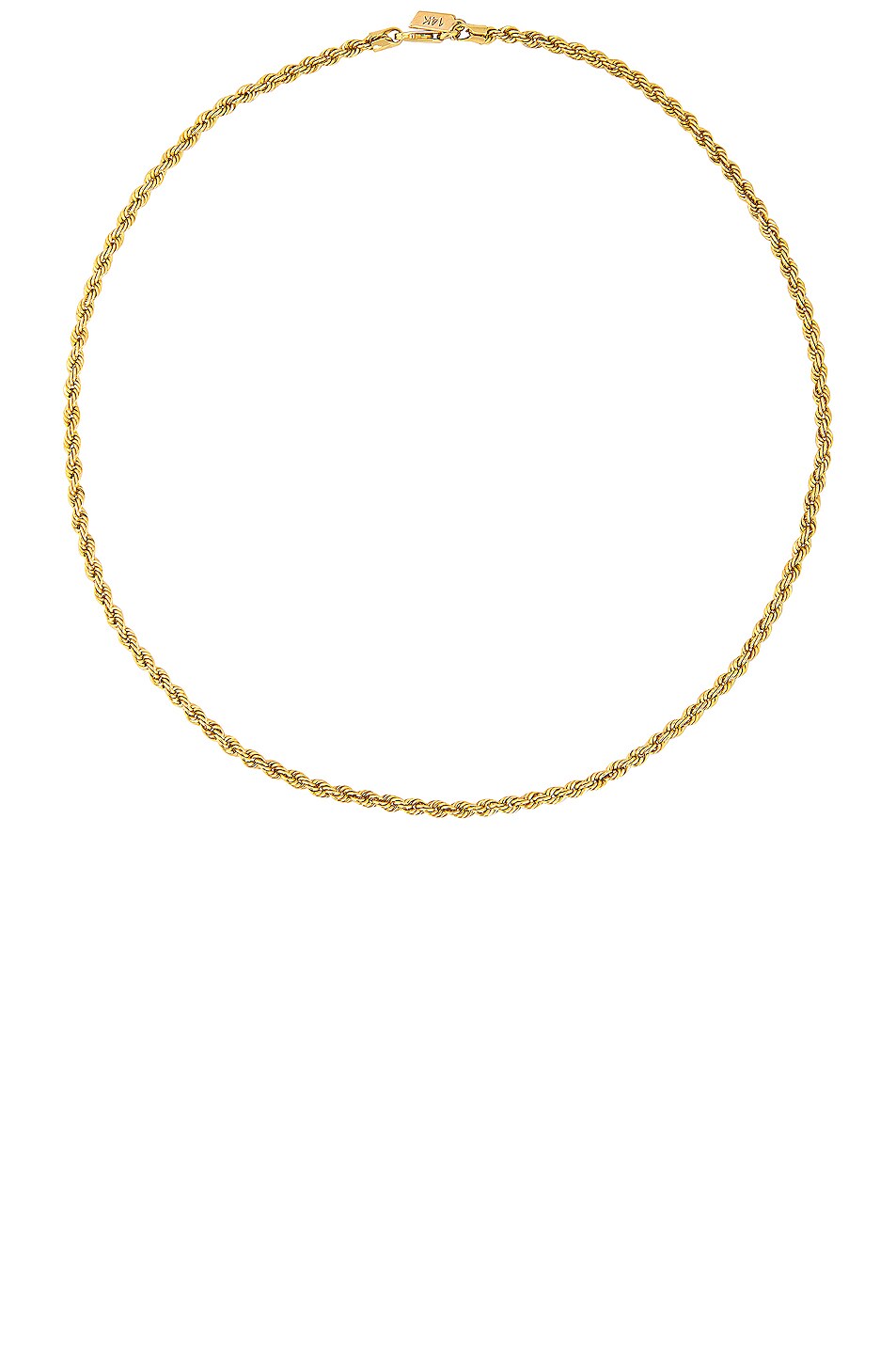 Image 1 of Loren Stewart XL Lightweight Rope Chain Necklace in Yellow Gold