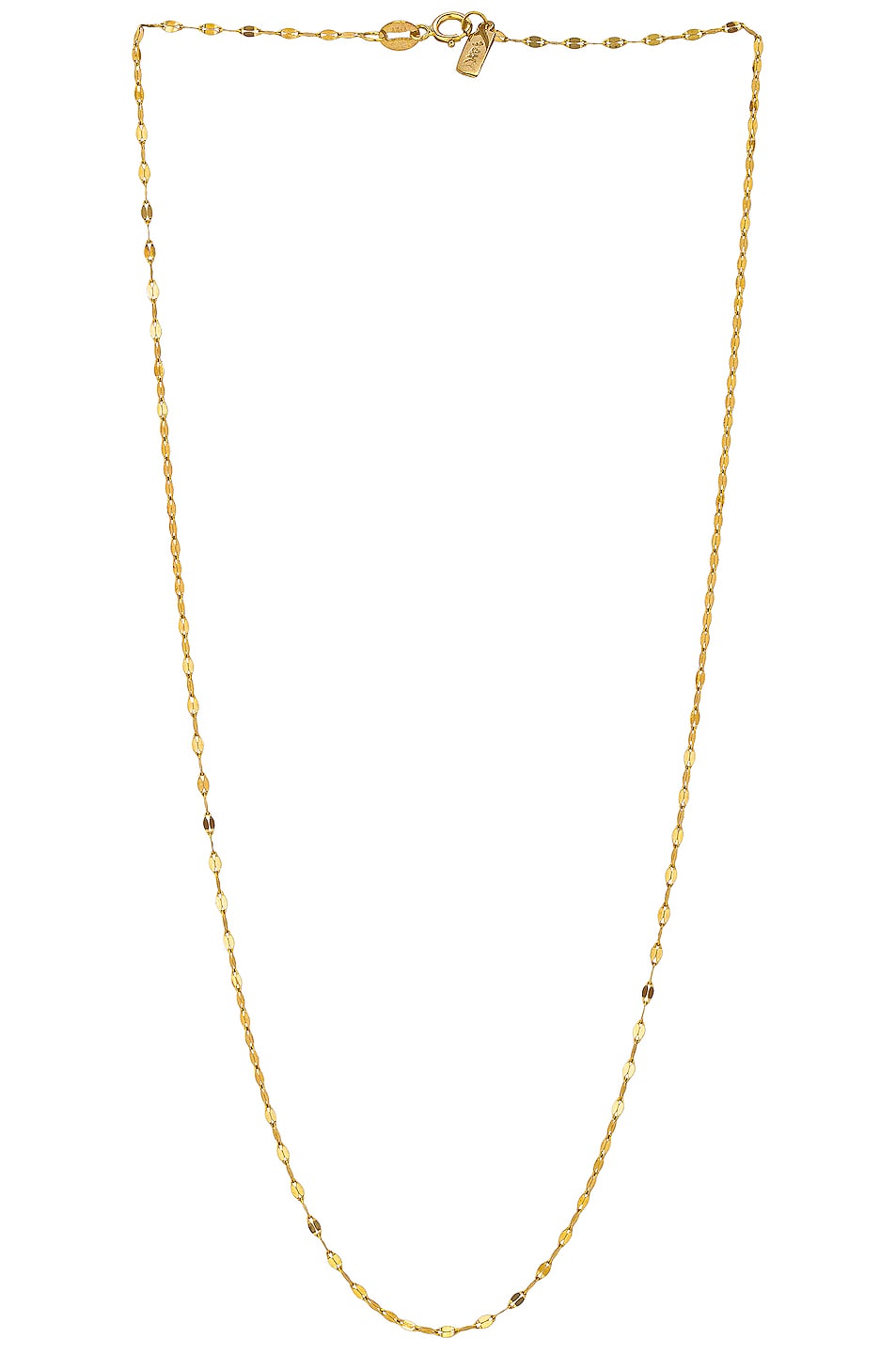 Image 1 of Loren Stewart Mirror Chain Necklace in Yellow Gold