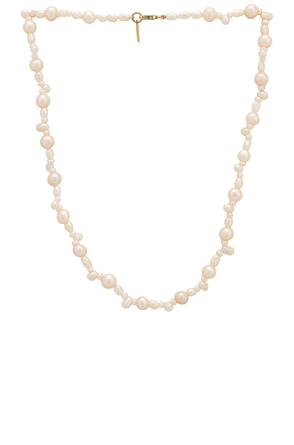 Image 1 of Loren Stewart Belisimo Pearl Strand Necklace in Gold