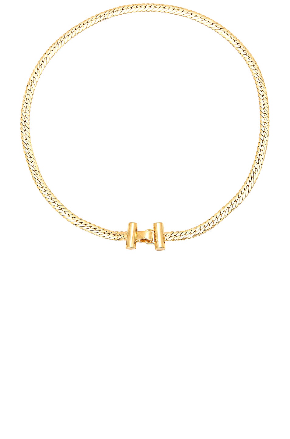 Image 1 of Loren Stewart Vittoria Chain Collar Necklace in Gold