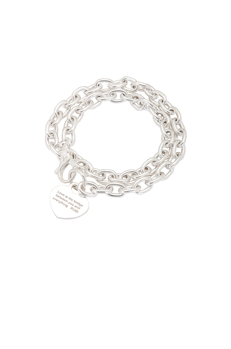 Image 1 of Loren Stewart Rumi Wrap Bracelet in Silver