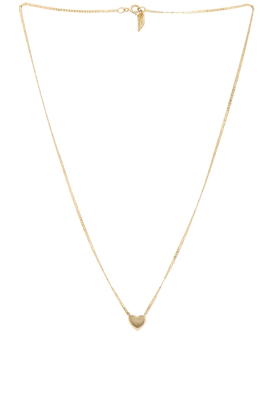 Image 1 of Loren Stewart Bimbi Heart Necklace in 10k Yellow Gold