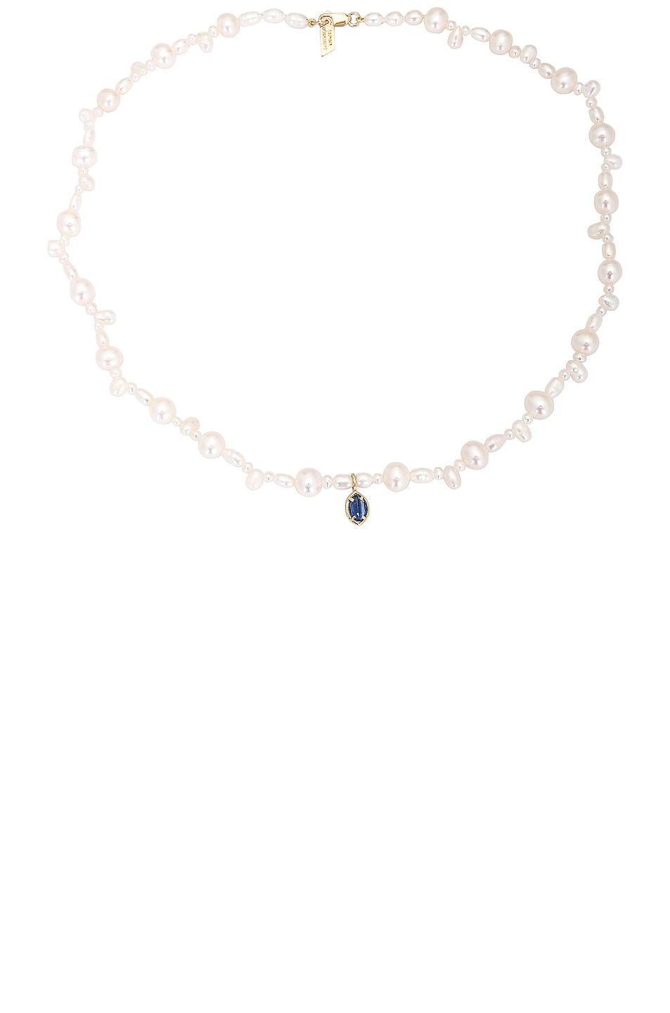 Image 1 of Loren Stewart Bellissimo Gem Necklace in 14k Yellow Gold & Pearl