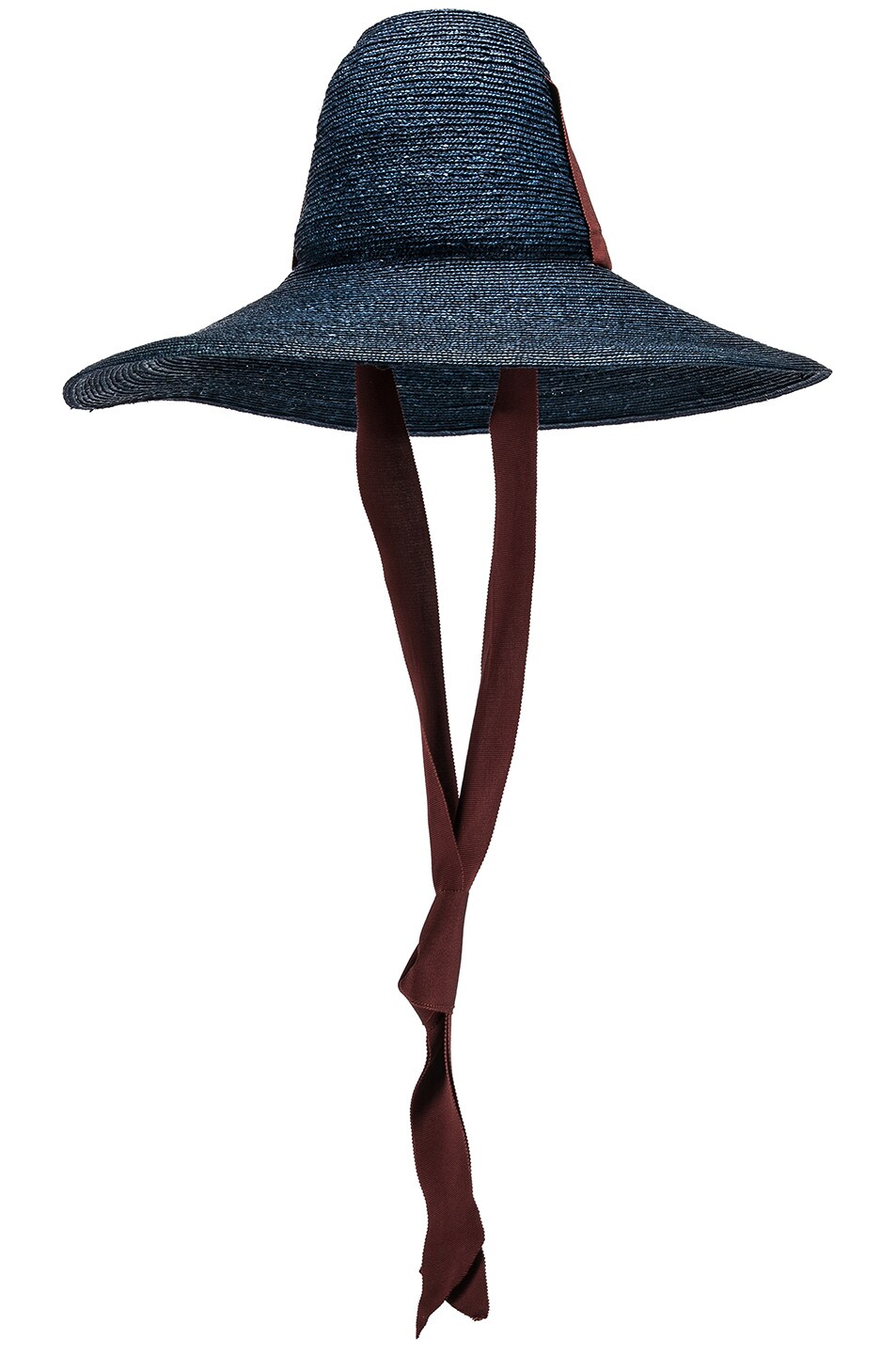 Image 1 of Lola Hats Little Sugarcone Hat in Navy & Rust