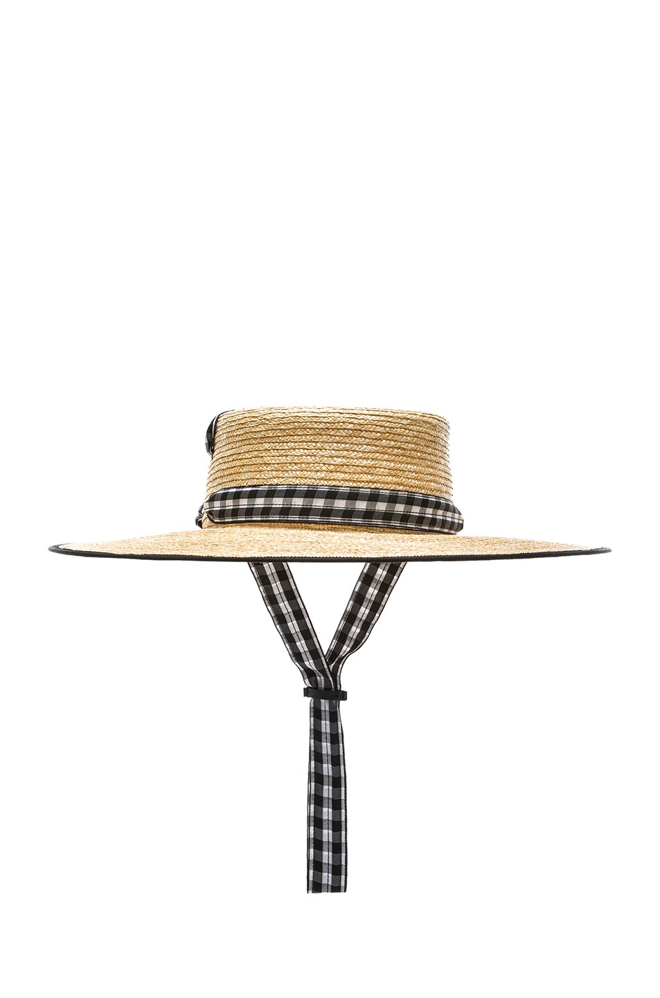 Image 1 of Lola Hats for FWRD Zorro Hat in Black & White Gingham