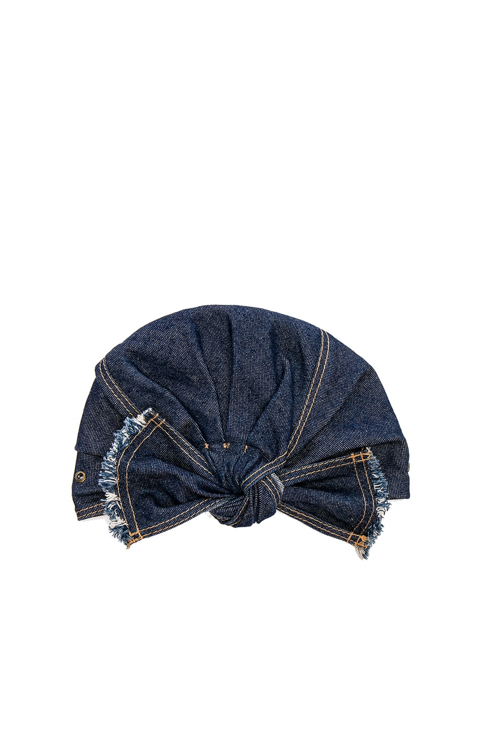 Image 1 of Lola Hats for FWRD Denim Turban in Denim