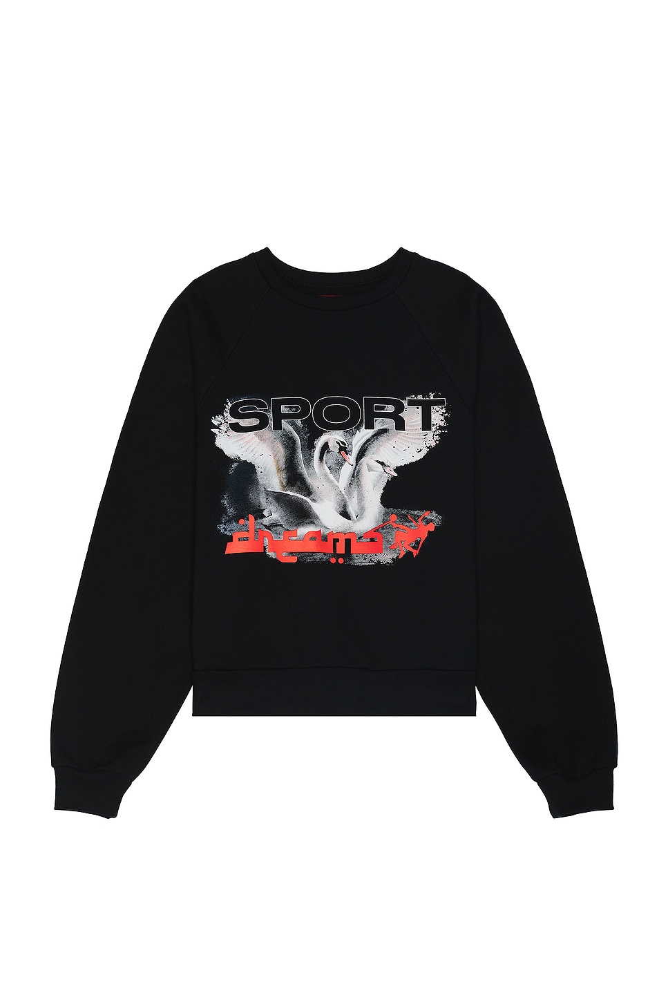 Image 1 of Liberal Youth Ministry Mens Swans Sweatshirt Knit in Black