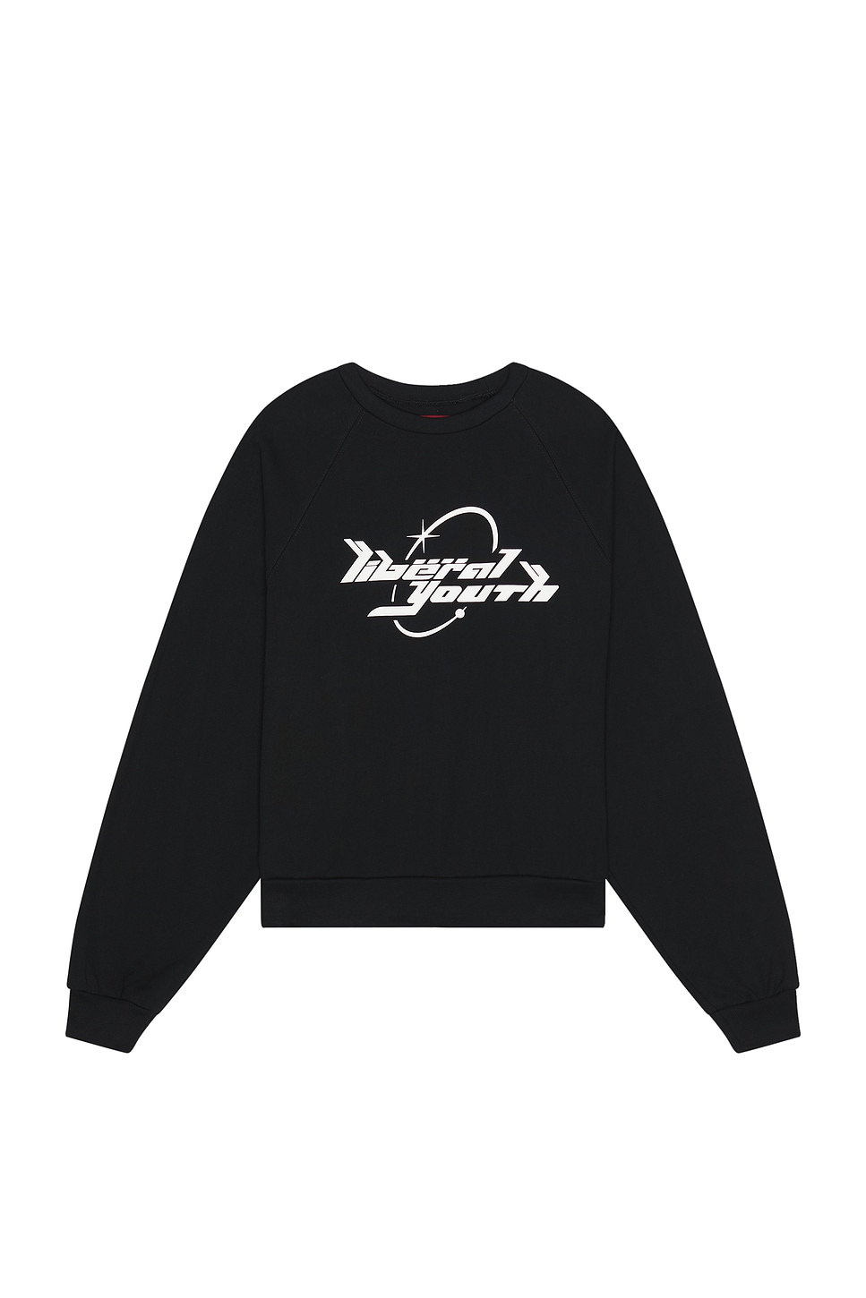 90s Sweatshirt Knit in Black