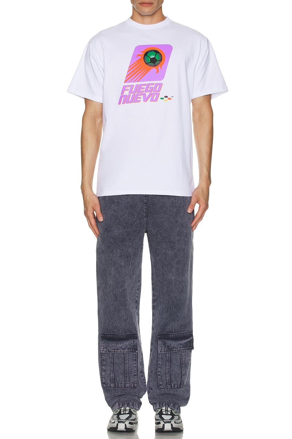 Image 1 of Liberal Youth Ministry Fuego Nuevo T-shirt Knit in White