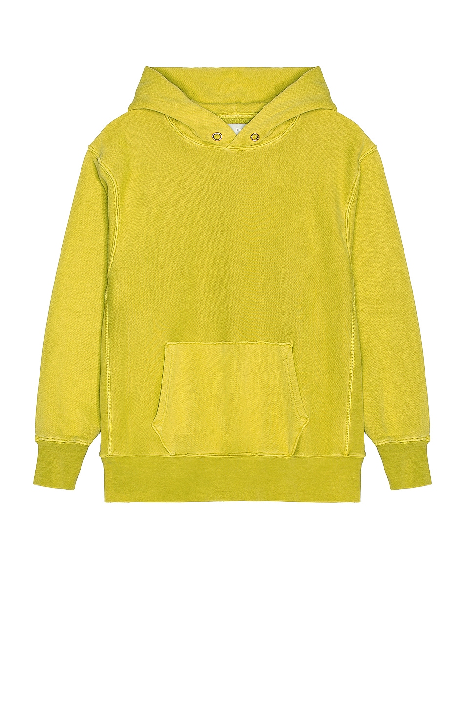 Image 1 of Les Tien Cropped Hoodie in Electric Dijon