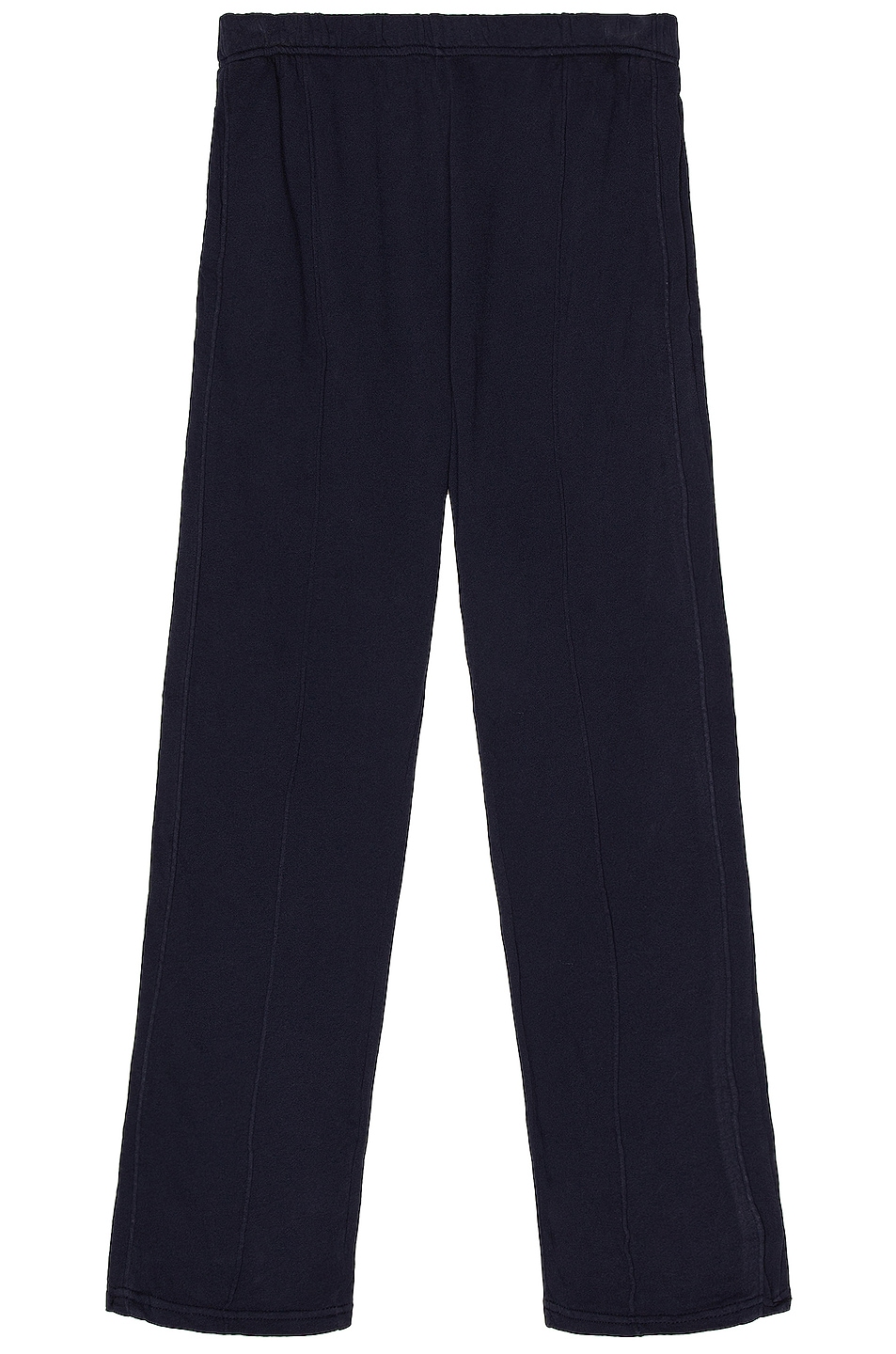 Image 1 of Les Tien Light Weight Lounge Pant Wide Leg in Navy