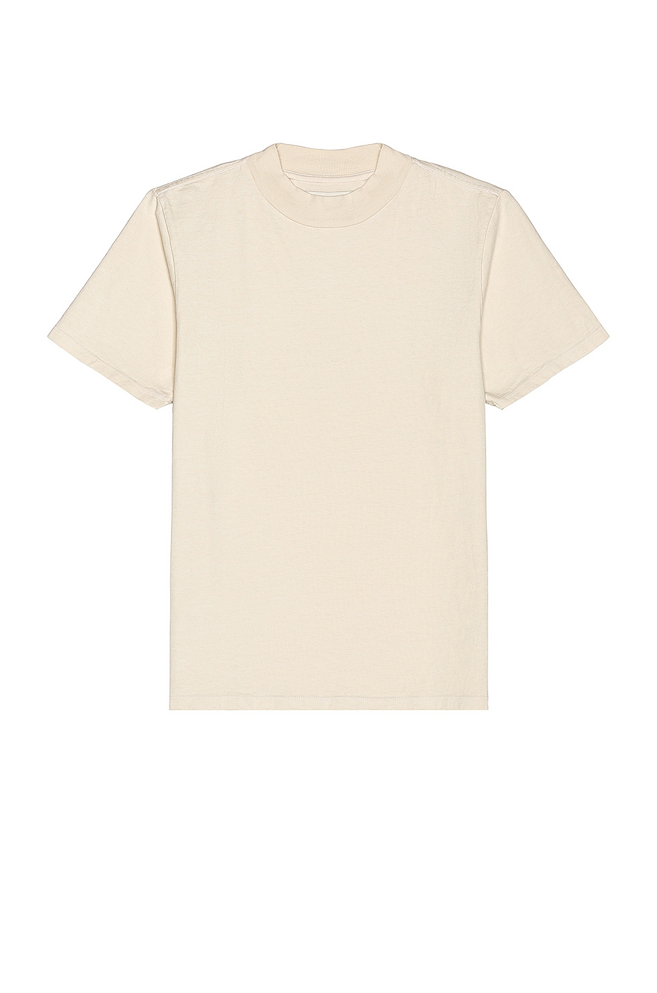 Image 1 of Les Tien Mock Neck Tee in Ivory