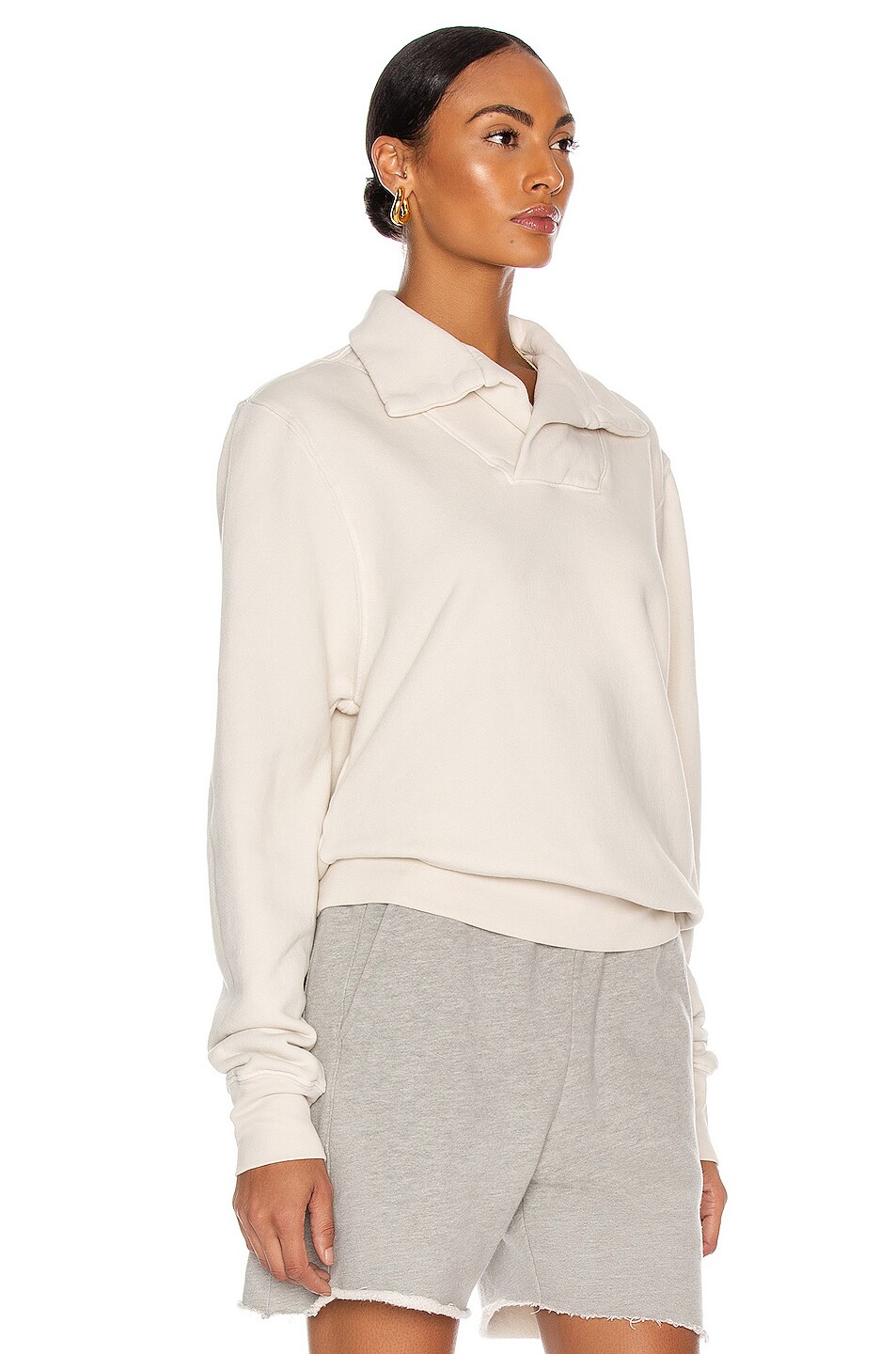 Les Tien Yacht Pullover in Ivory | FWRD