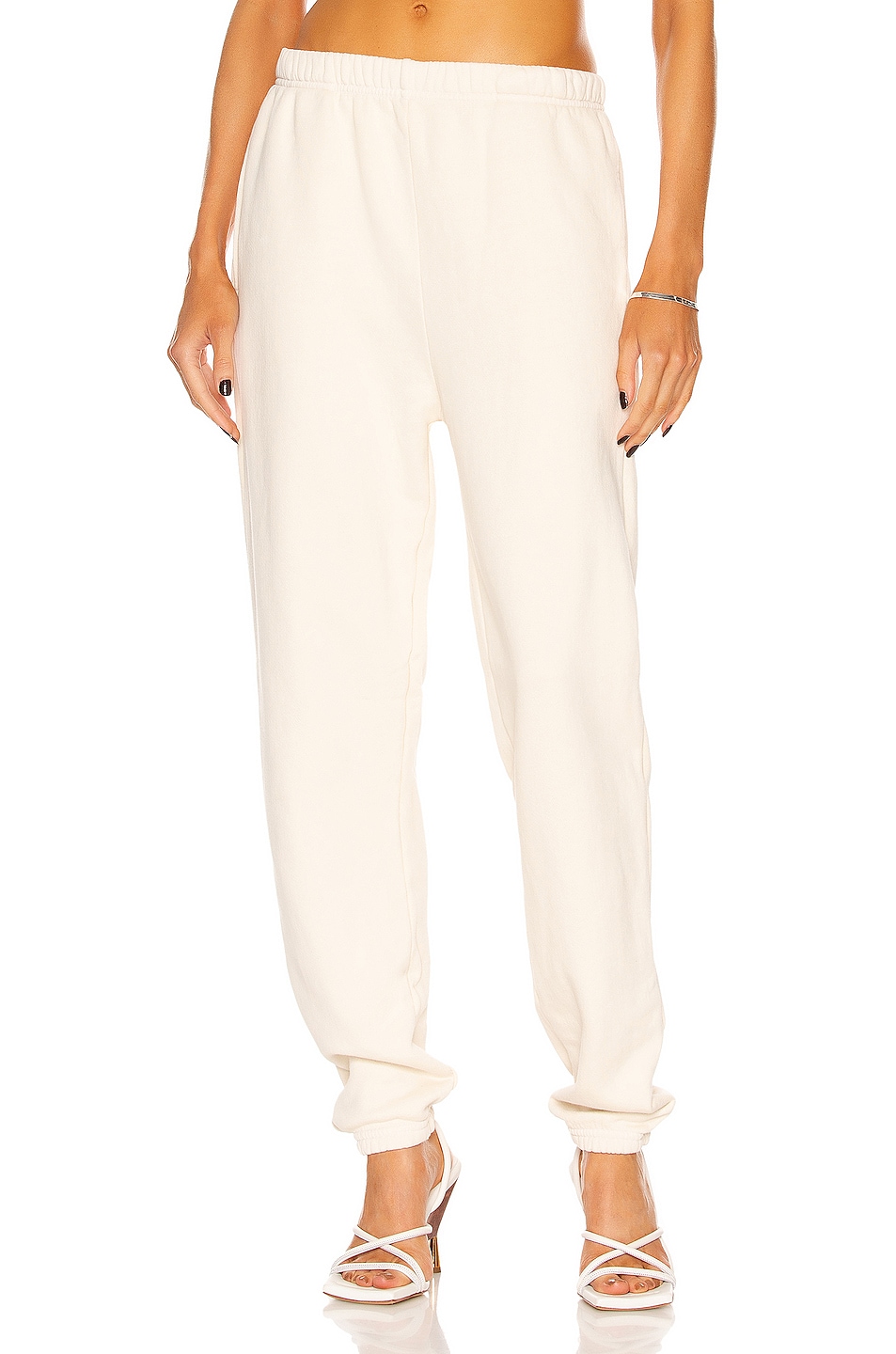 Image 1 of Les Tien Classic Sweatpant in Ivory