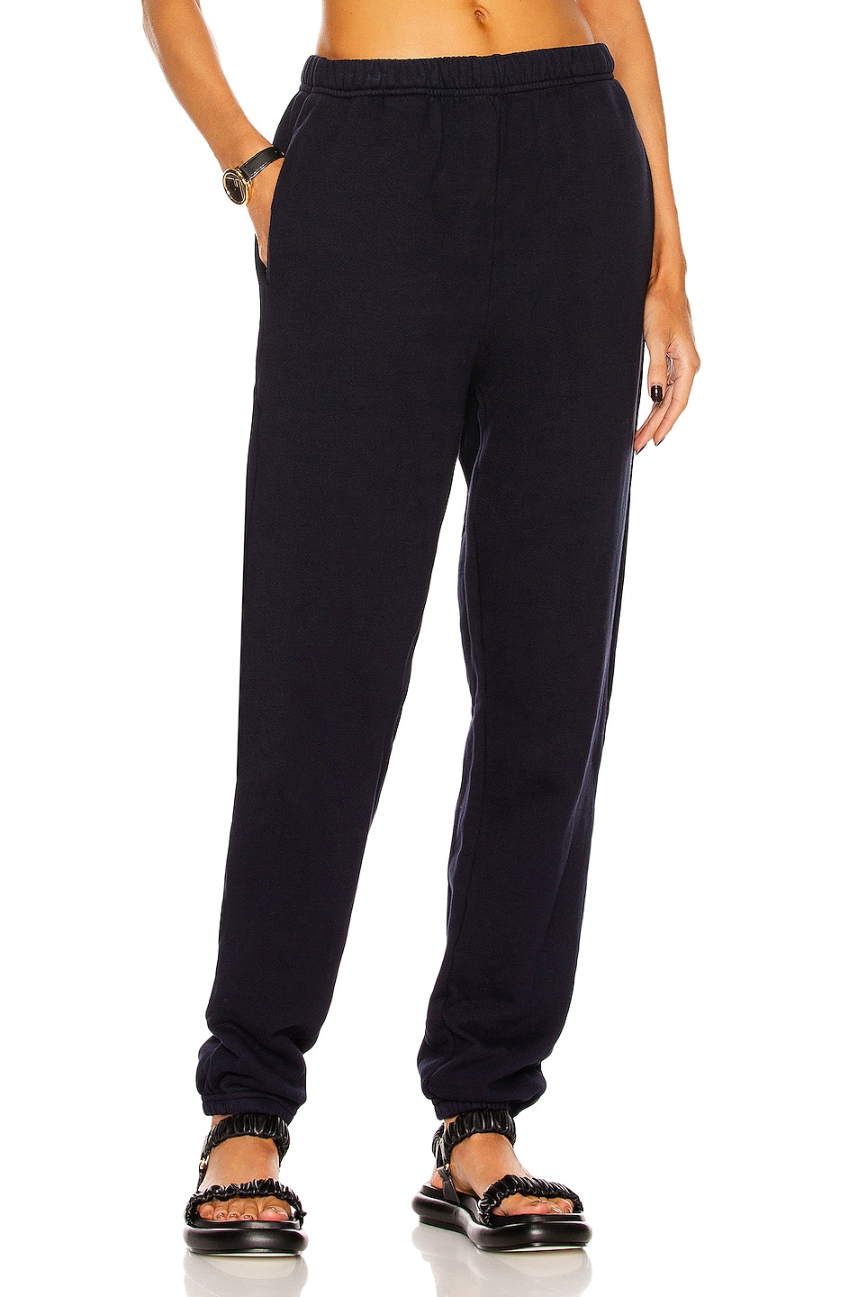 Image 1 of Les Tien Classic Sweatpant in Navy