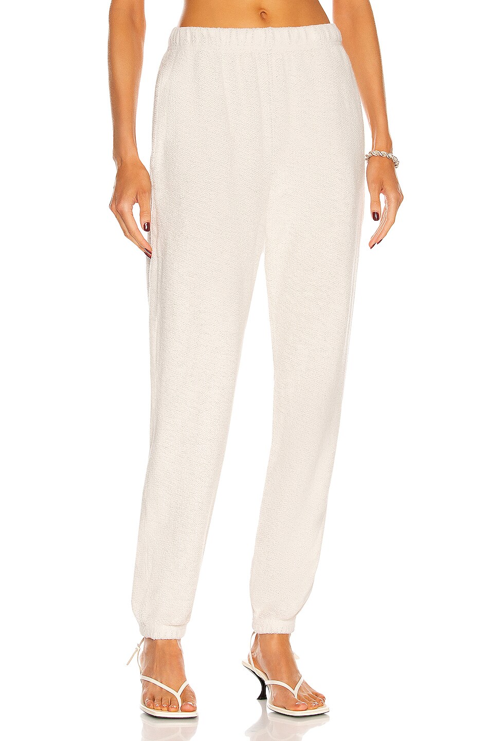 Image 1 of Les Tien Classic Sweatpant in Heather Grey Mix