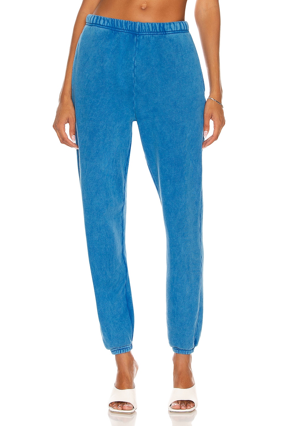 Image 1 of Les Tien Classic Sweatpant in Electric Blue Stone