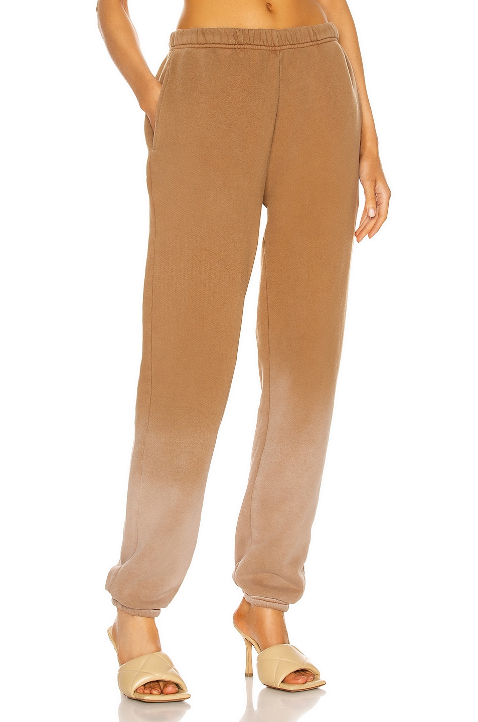Image 1 of Les Tien Classic Sweatpant in Sand Ombre