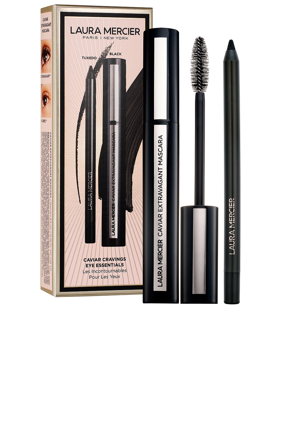 Laura Mercier 2-pc. Caviar Cravings Eye Essentials Set In Black