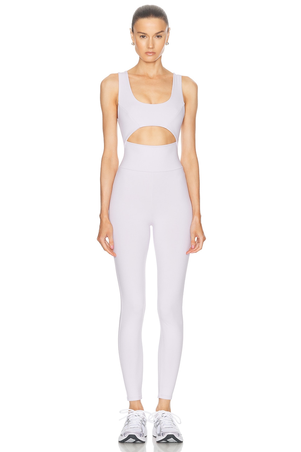 Image 1 of Live The Process Cut Out Jumpsuit in Lavender