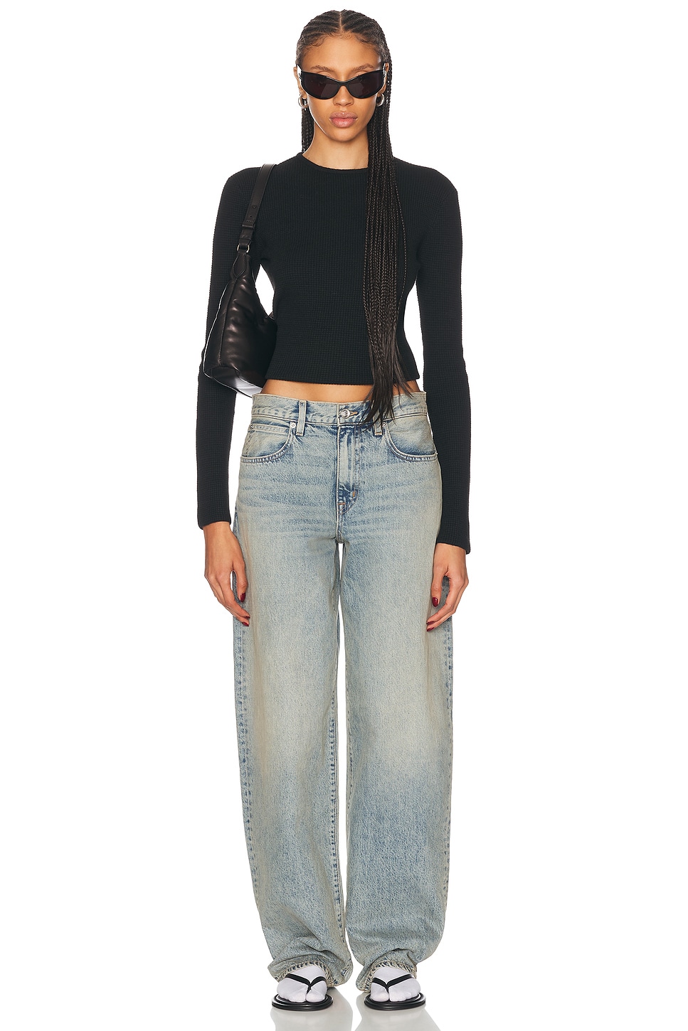 SLVRLAKE Tess Long Wide Leg Jeans thumbnail