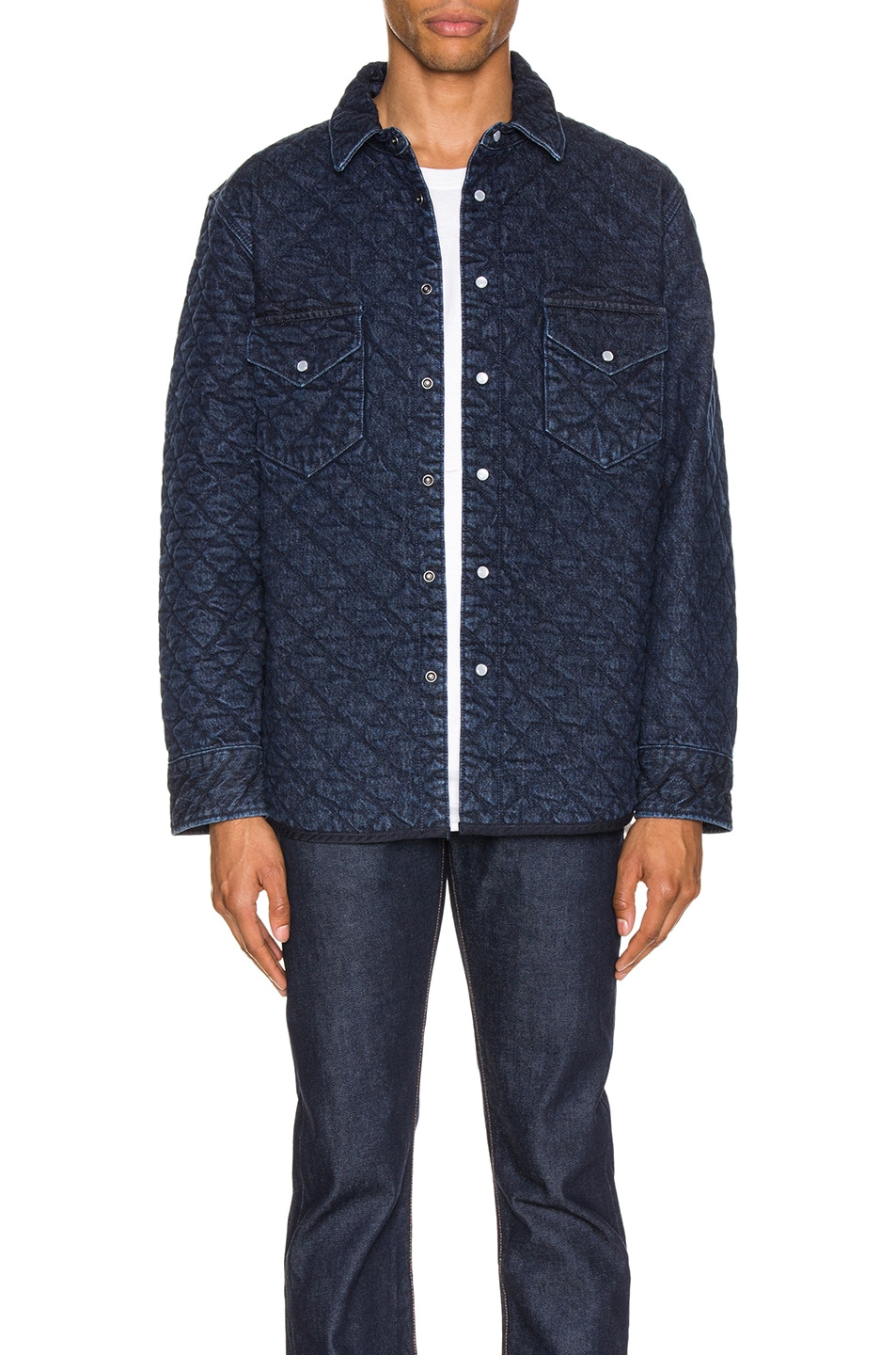 Image 1 of LEVI'S: Made & Crafted Quilted Western Shirt in Outback