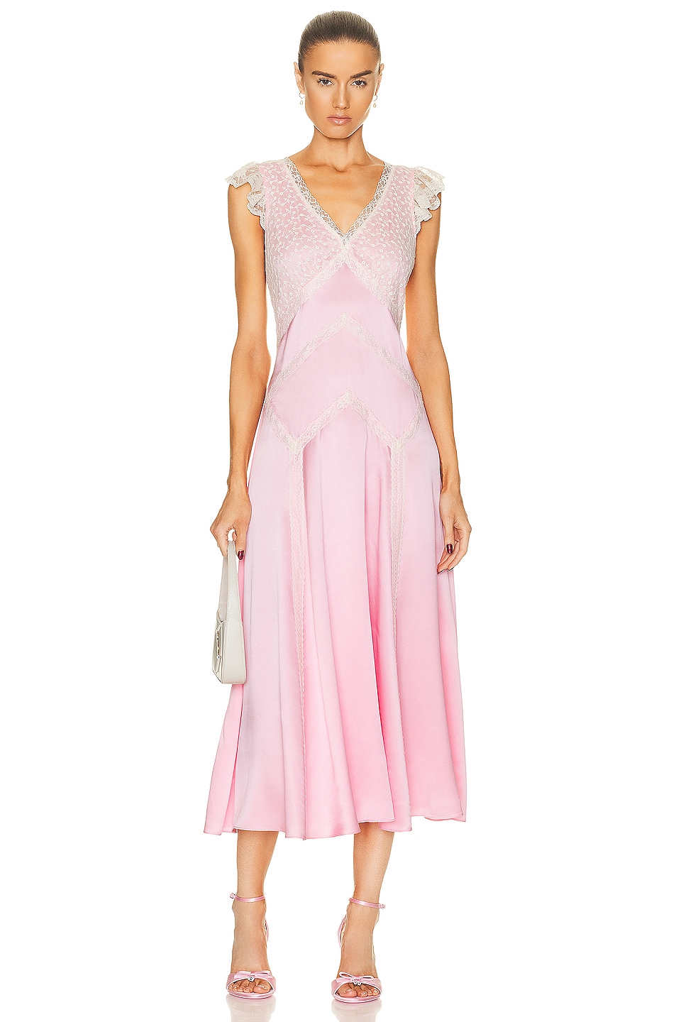 Image 1 of LoveShackFancy Provencia Dress in Sweet Pink