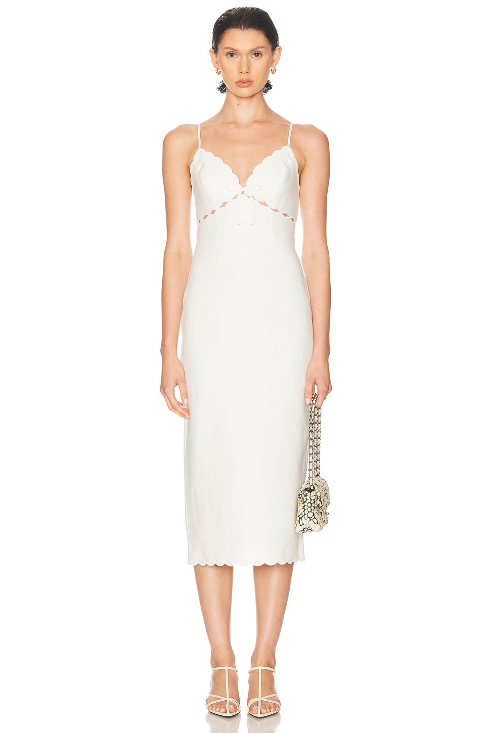 Sydelle Dress in White