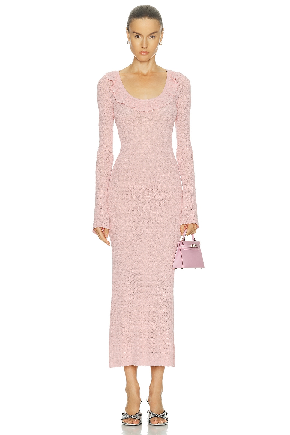 Image 1 of LoveShackFancy Tawnie Dress in Opal Pink