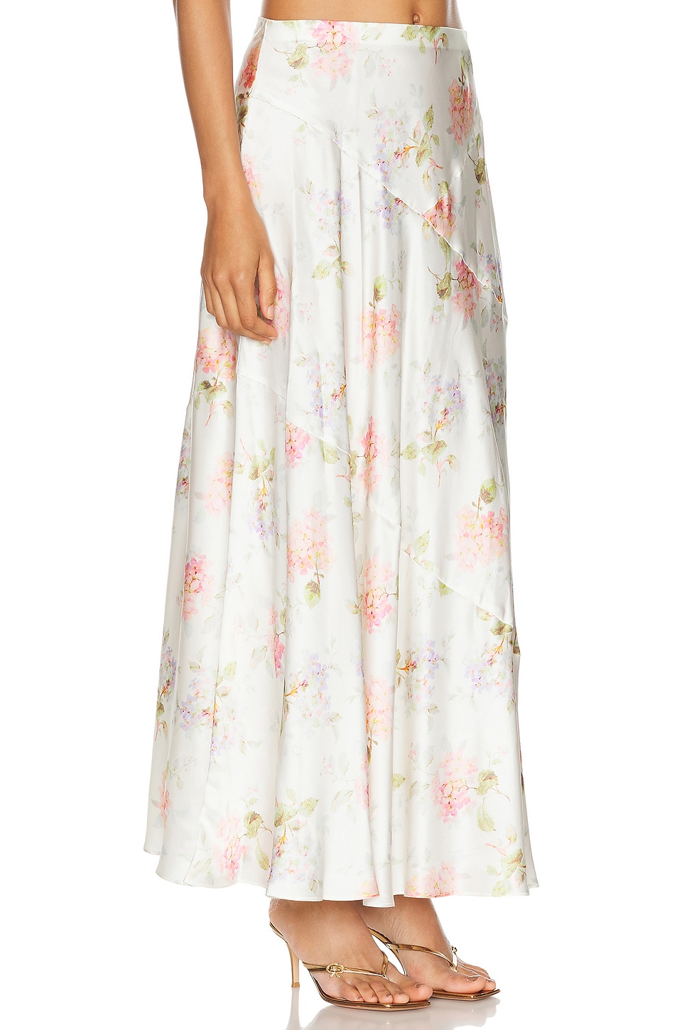 Shop Loveshackfancy Booker Skirt In Pearl Drop